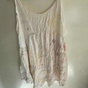 Blue Life Tie Dye Mini Dress